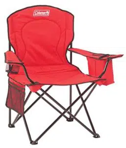 coleman-chair-built-in-cooler-red
